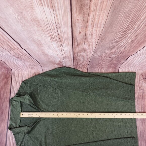 Lululemon Mens Size XL Metal Vent Tech Half Zip 2.0 Rainforest Green Green Twill - Picture 14 of 14